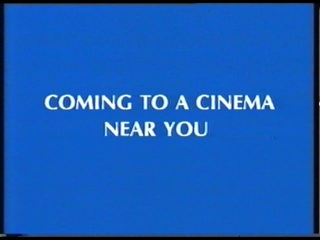Coming to a cinema near you!